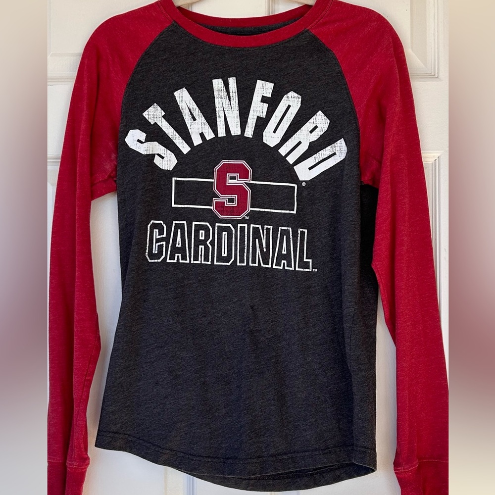 Colosseum Brand Jersey Style‎ Long Sleeved Tee Small Stanford Cardinals